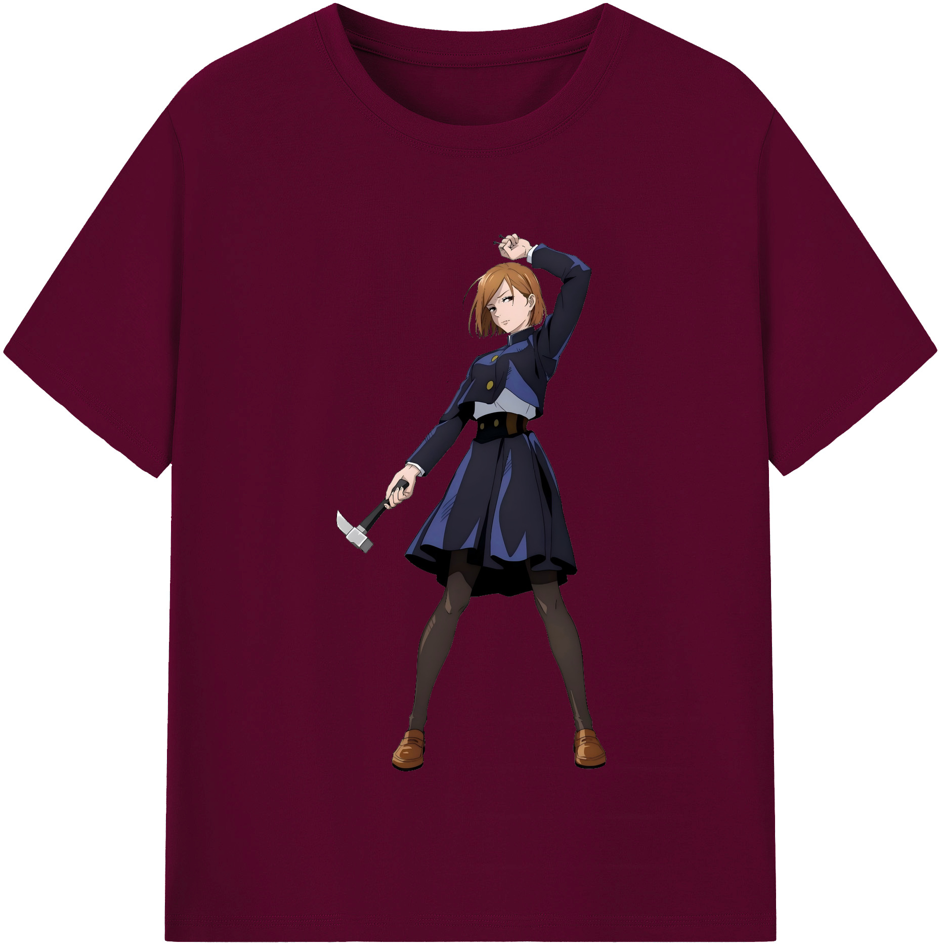 （画像用） 呪術廻戦 Jujutsu Kaisen レディースカジュアルプリントTシャツ（綿100％）